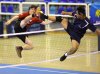 Sepak Takraw or Kick Volleyball Net Action (Can. vs. France)