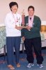 Girls representative with trophy
