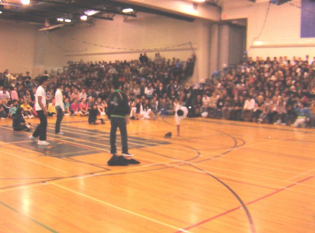 Pre-Game Break Dancing