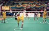 Vietnam hand stand serve